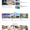 Mẫu giao diện thiết kế website bất động sản đẹp