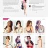 Mẫu giao diện thiết kế website bán hàng quần áo phụ nữ