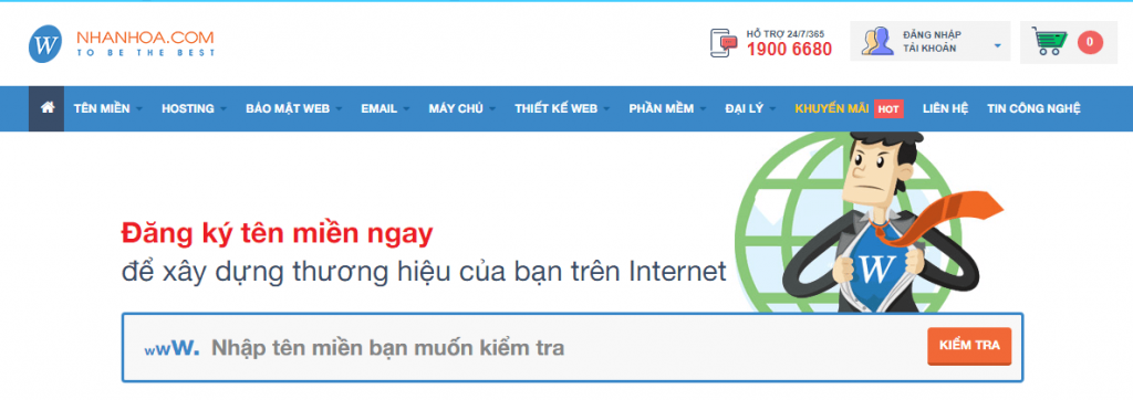 Nhà cung cấp tên miền Nhân Hòa