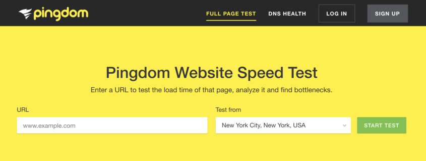 những trang web test tốc độ website uy tín 2020