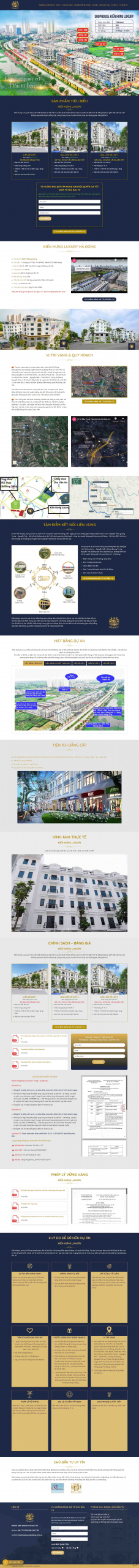 Mẫu giao diện thiết kế website bất động sản chuyên nghiệp bds205