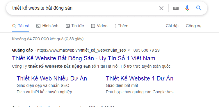 SEO từ khóa giúp website bạn nằm ở những vị trí đầu trên Google.