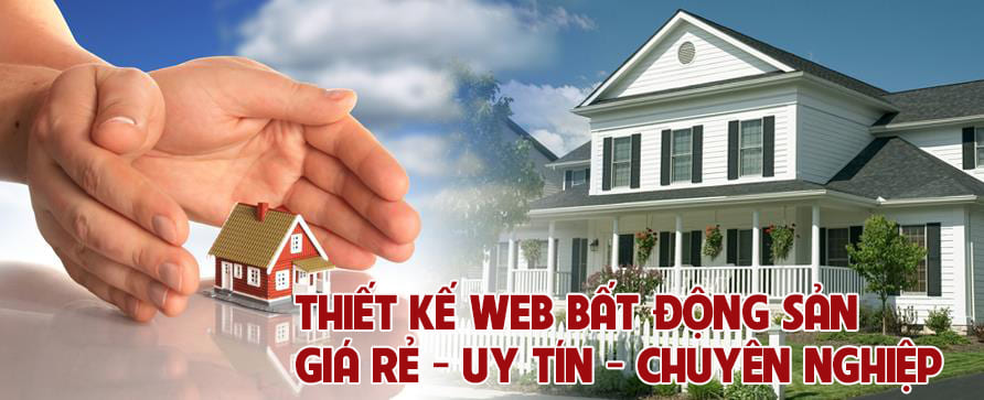 Thiết kế website bất động sản giá rẻ - uy -tín - chuyên nghiệp