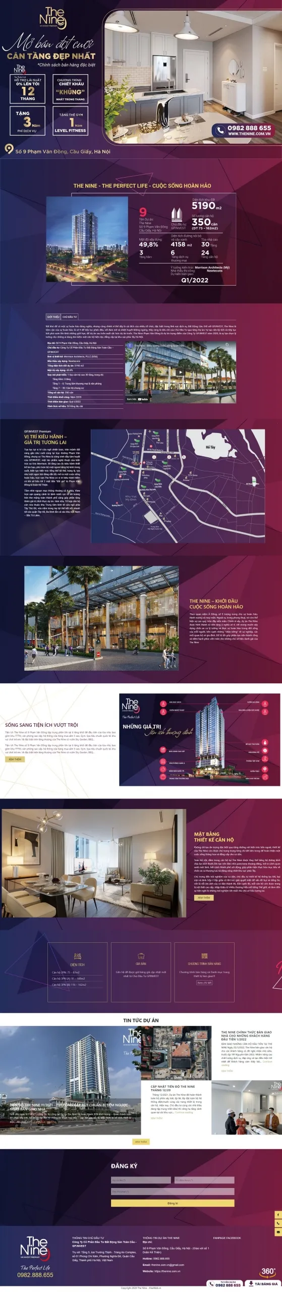 Website bất động sản BDS210