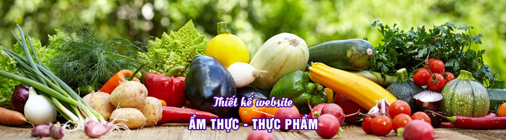 Mẫu giao diện Website thực phẩm