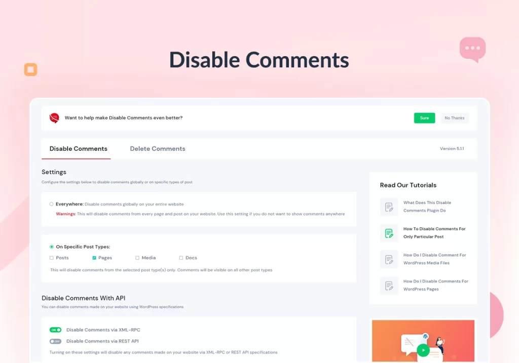 Disable Comments