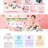 Mẫu giao diện Website mỹ phẩm MP05