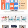 Mẫu giao diện Website mỹ phẩm MP07