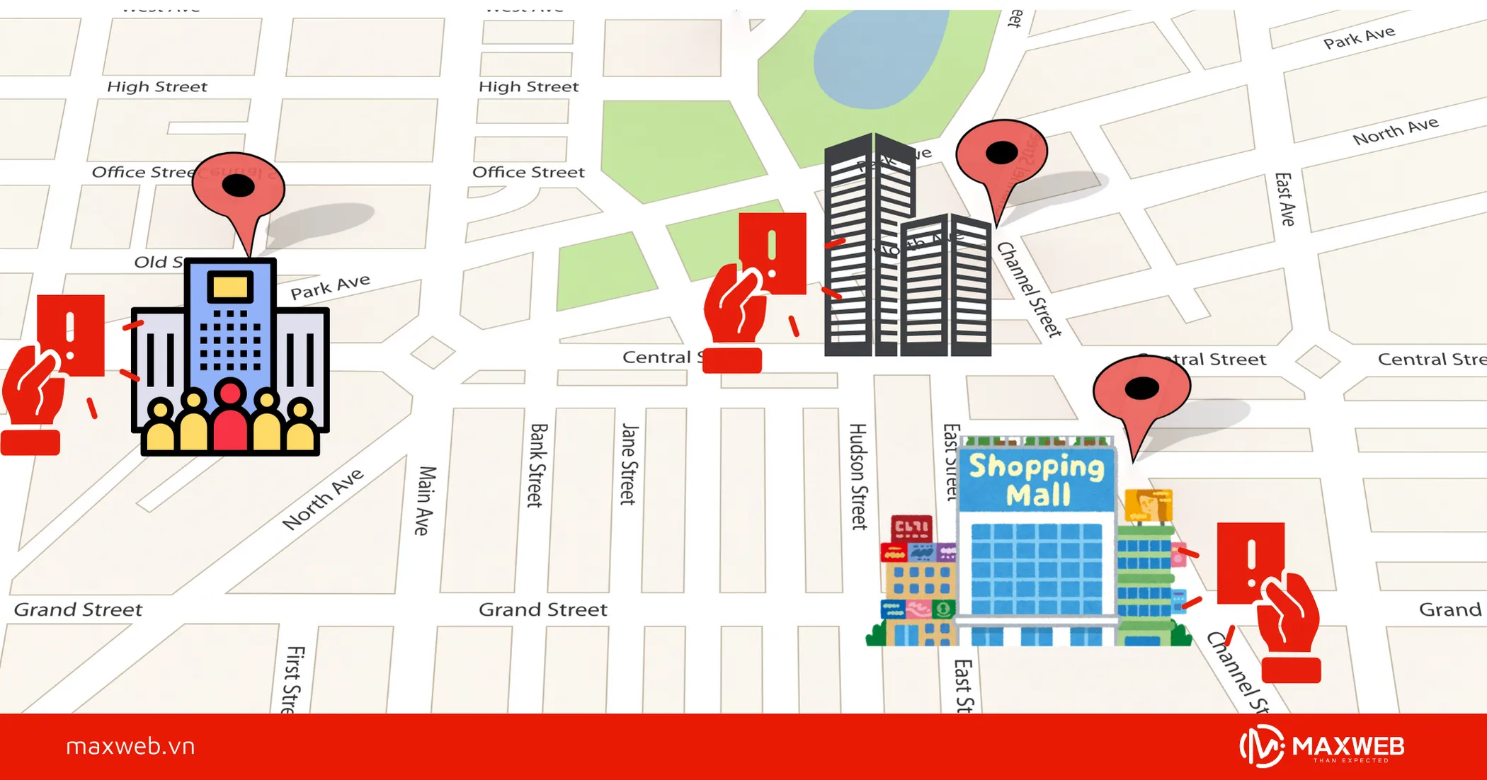 Địa điểm vi phạm chính sách của Google map