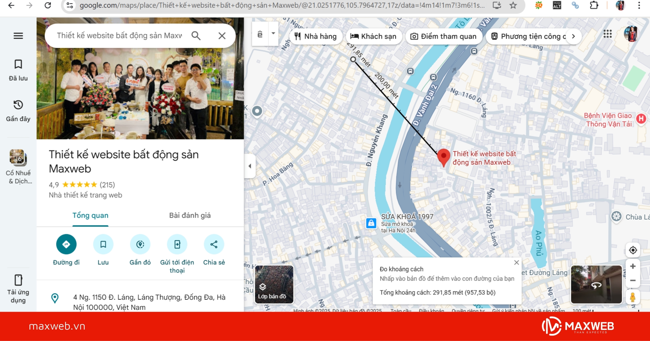 Đo khoảng cách