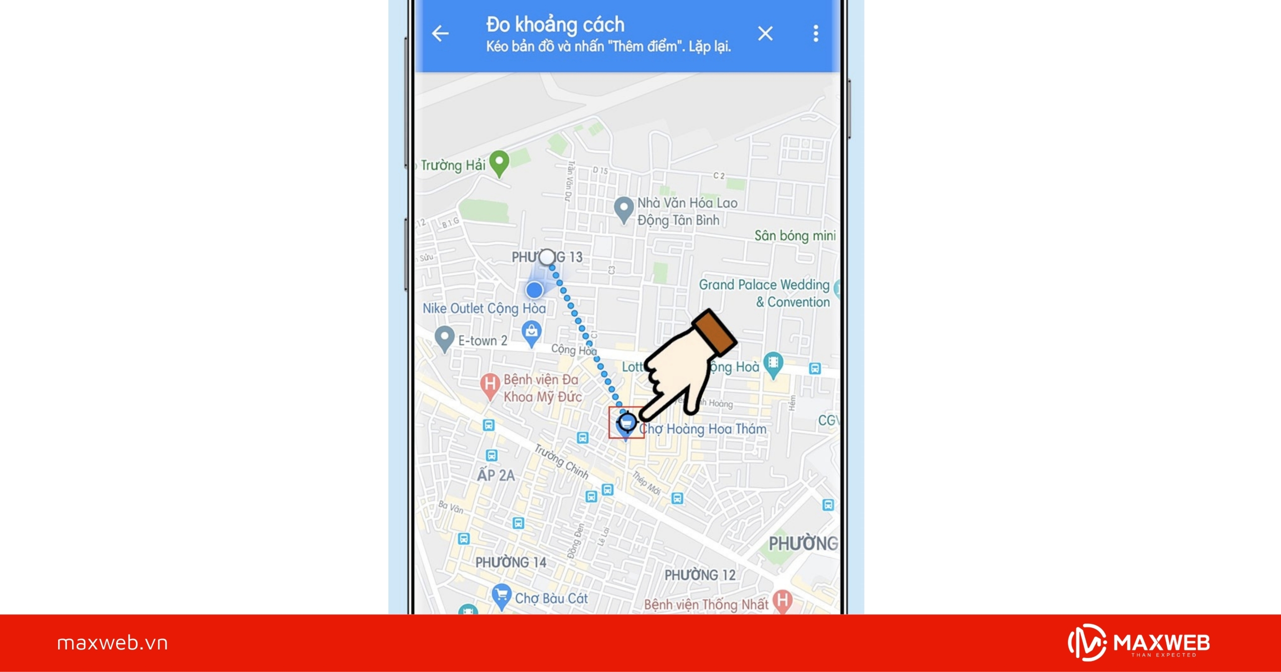 Đo khoảng cách trên điện thoại