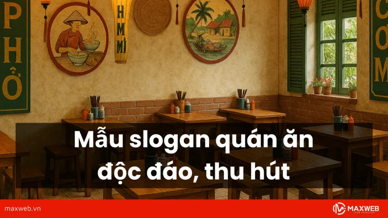 Mẫu slogan quán ăn độc đáo, thu hút
