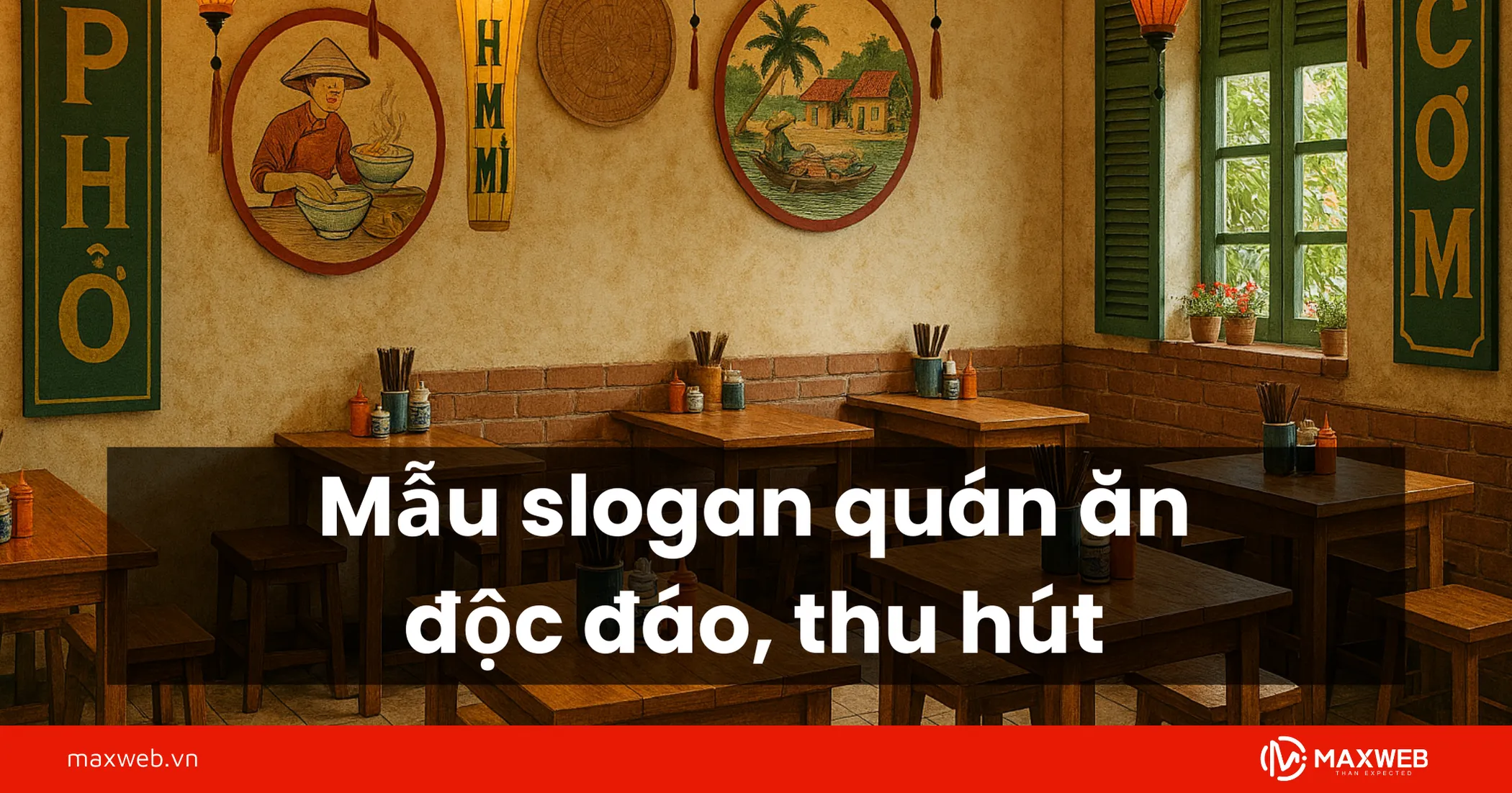 Mẫu slogan quán ăn độc đáo, thu hút
