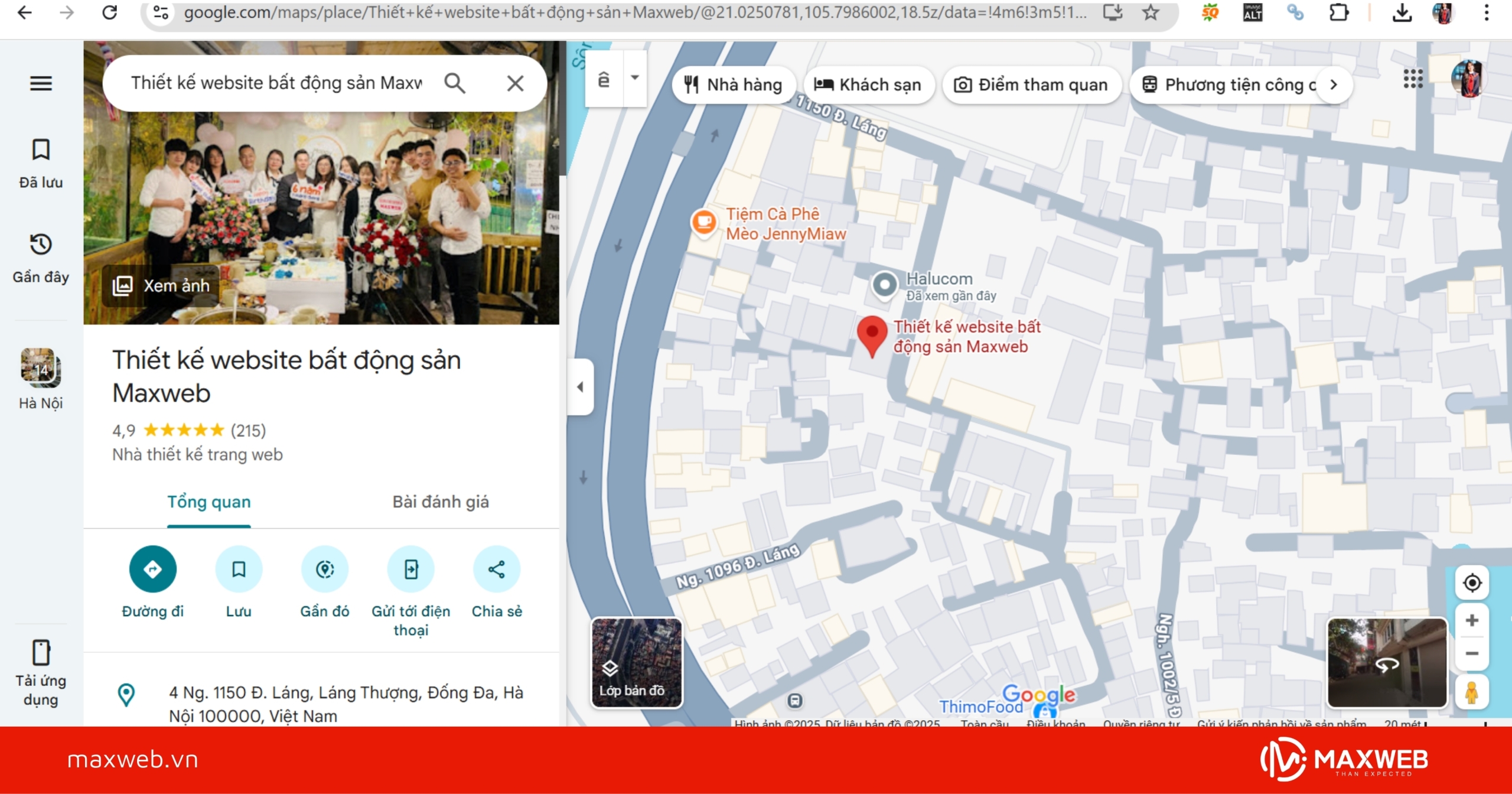Nhập địa điểm bạn muốn tìm kiếm lên Google map
