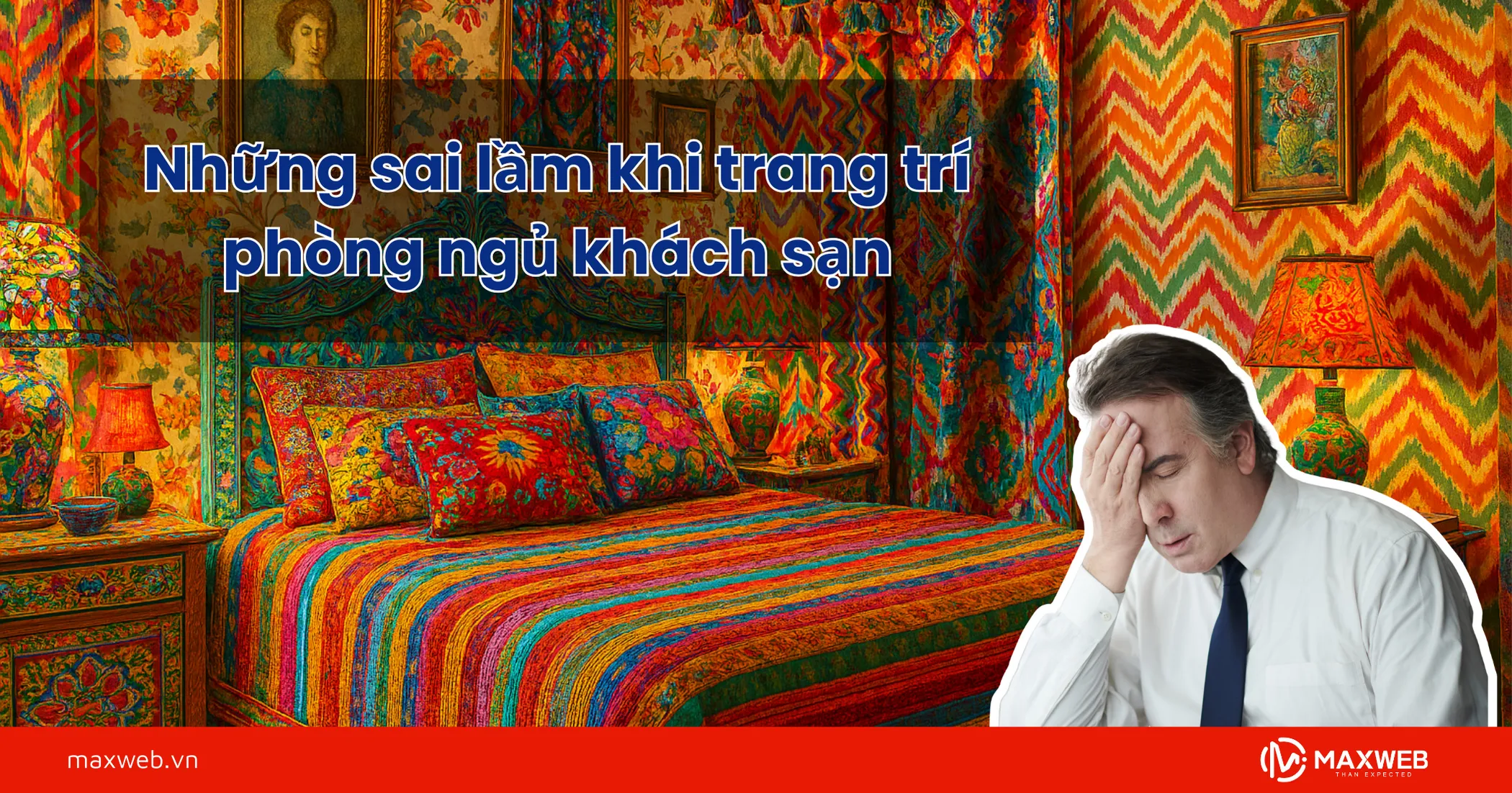 Những sai lầm khi trang trí phòng ngủ trong khách sạn