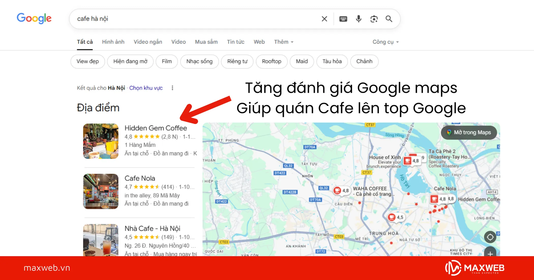 Tăng đáng giá google maps giúp xây dựng uy tín thương hiệu