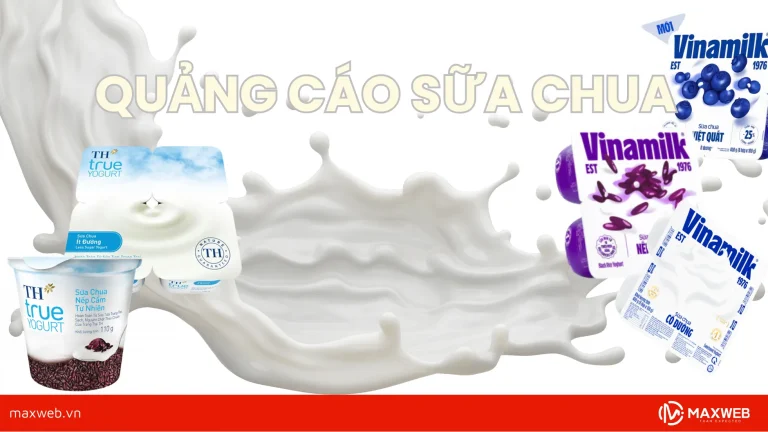 Quảng cáo sữa chua thu hút khách hàng