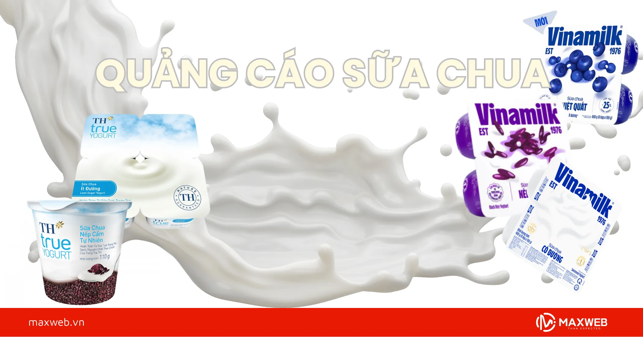 Quảng cáo sữa chua thu hút khách hàng