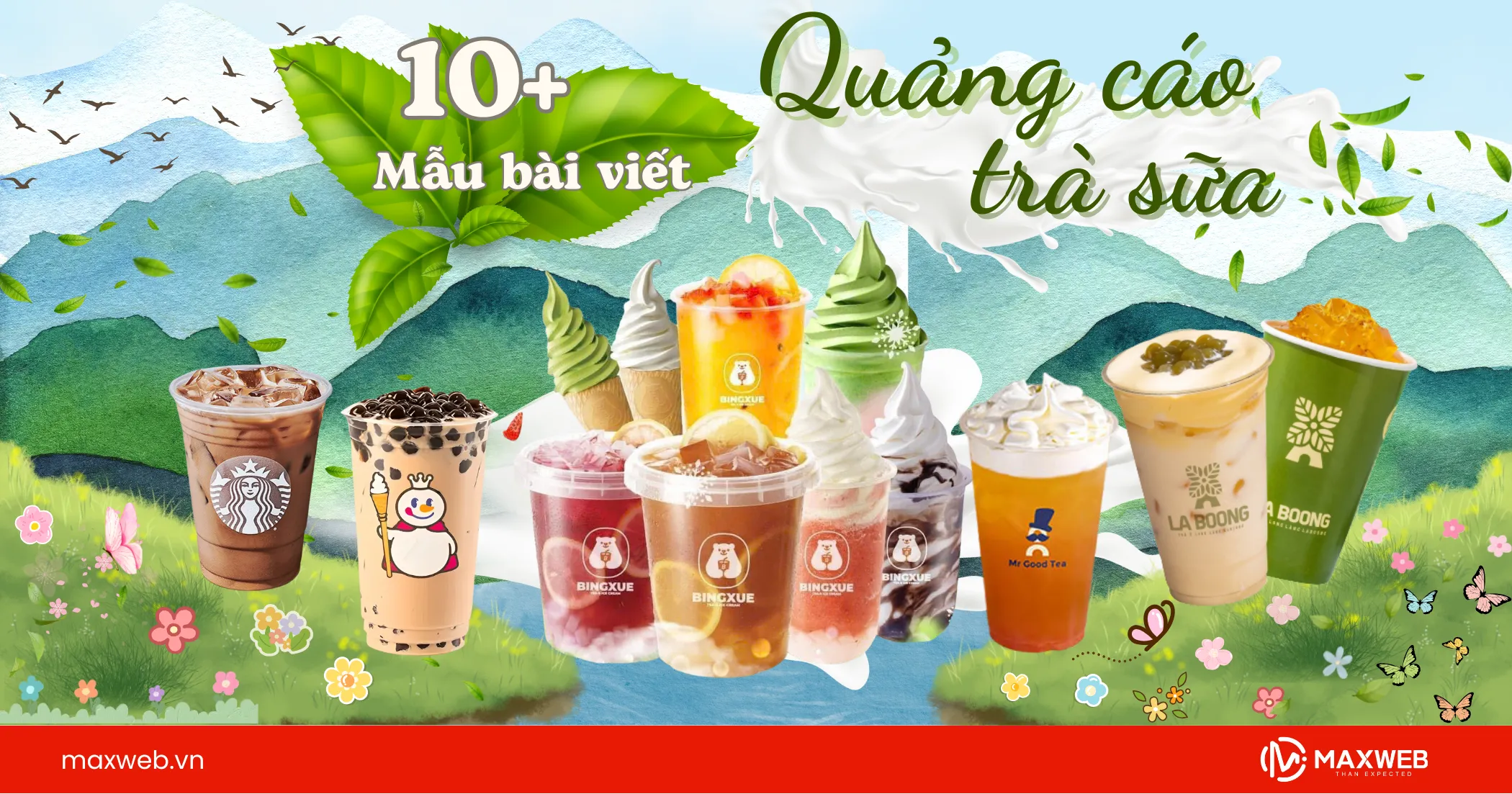 Top 10+ mẫu bài viết quảng cáo trà sữa từ thương hiệu nổi tiếng