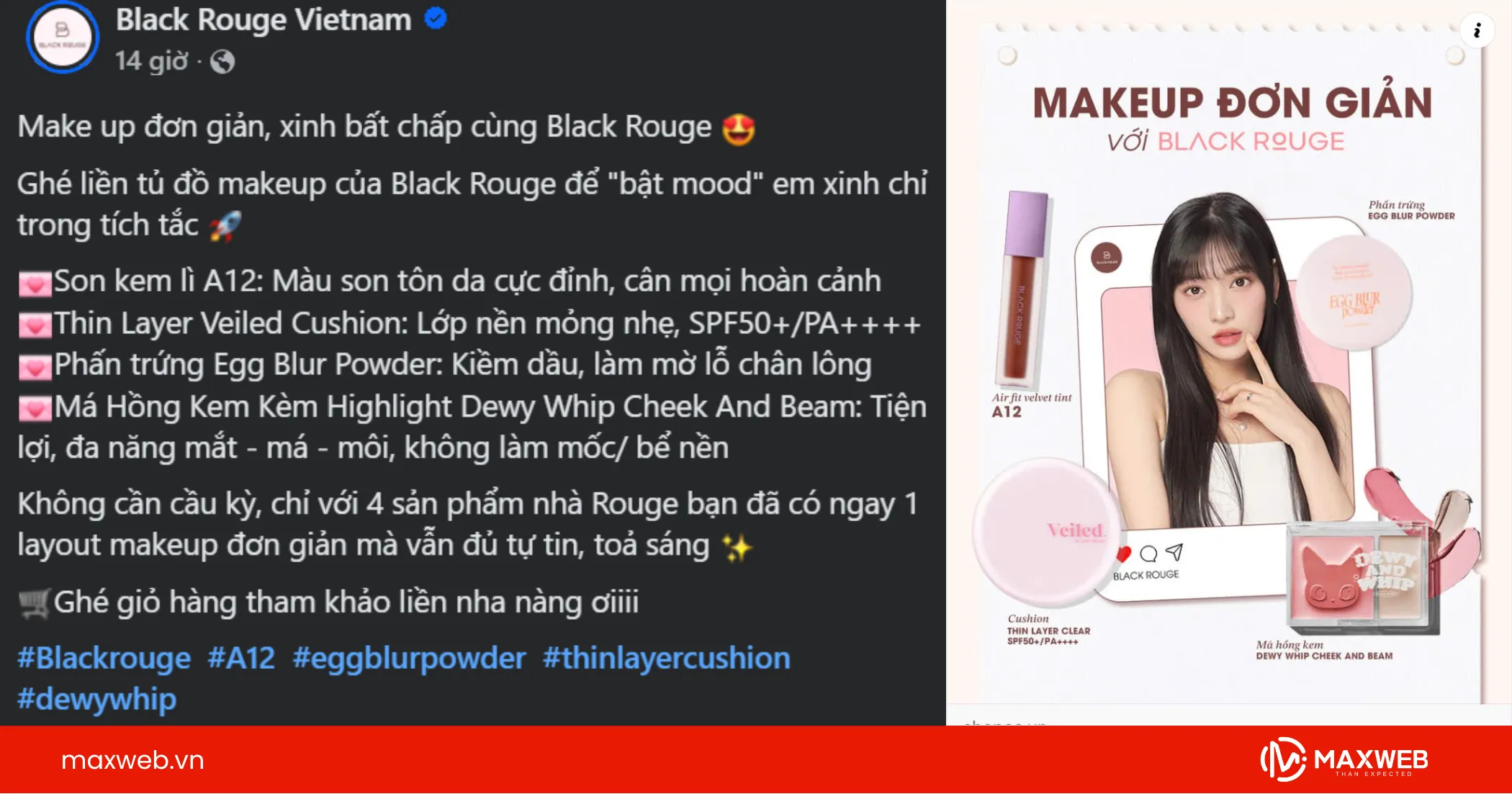 Bài viết giới thiệu mỹ phẩm Black Rouge