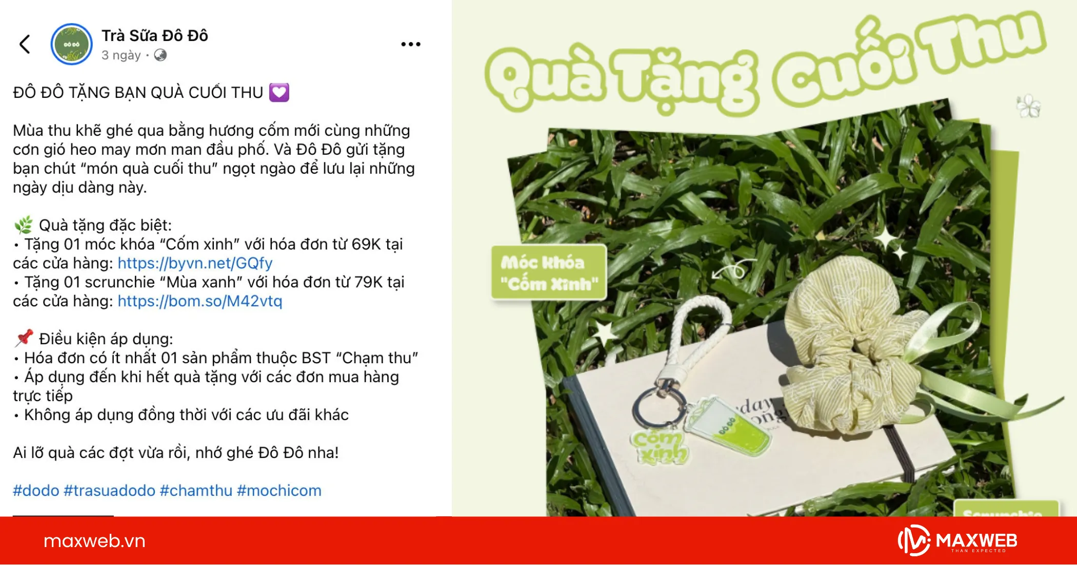 Bài viết khuyến mãi trà sữa Đô Đô