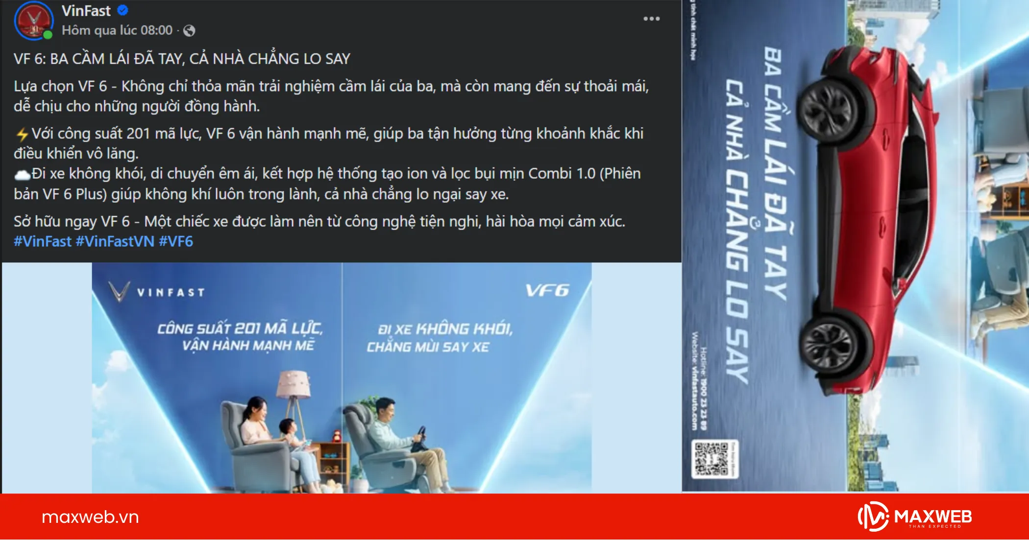 Bài viết quảng cáo dòng xe điện tiện lợi
