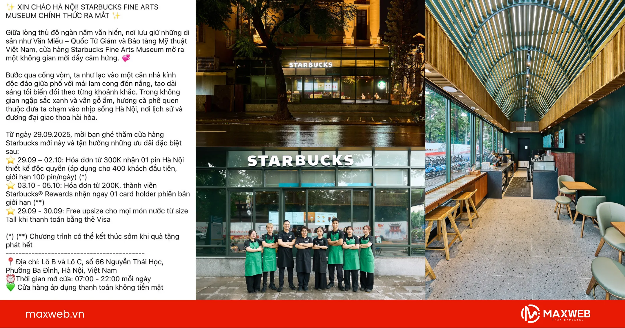 Bài viết quảng cáo quán trà sữa Starbucks