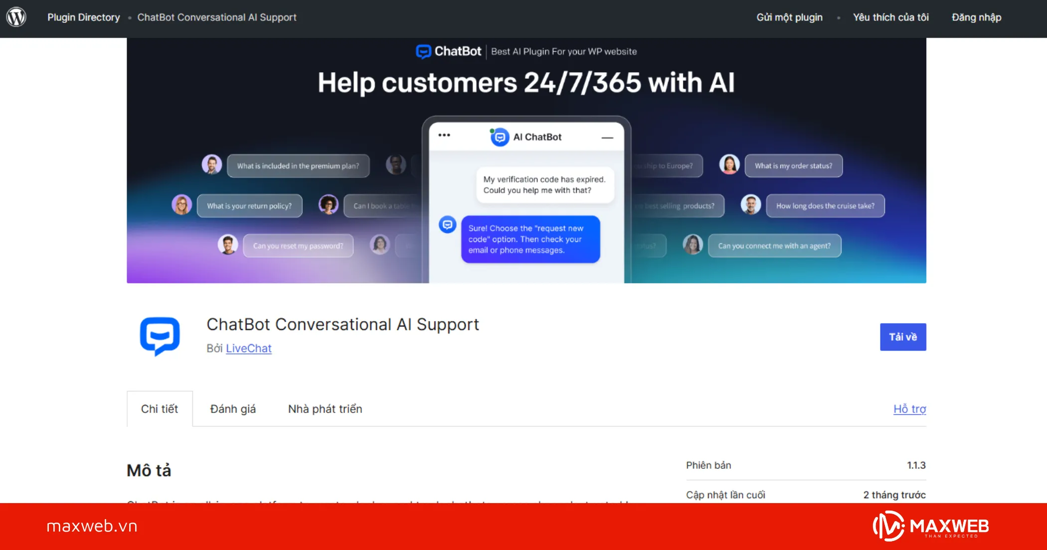 Chatbot & Live Chat Plugin 