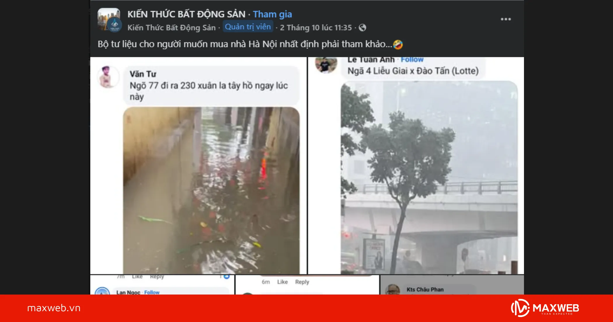 Content bất động sản viral, hài hước mẫu 1
