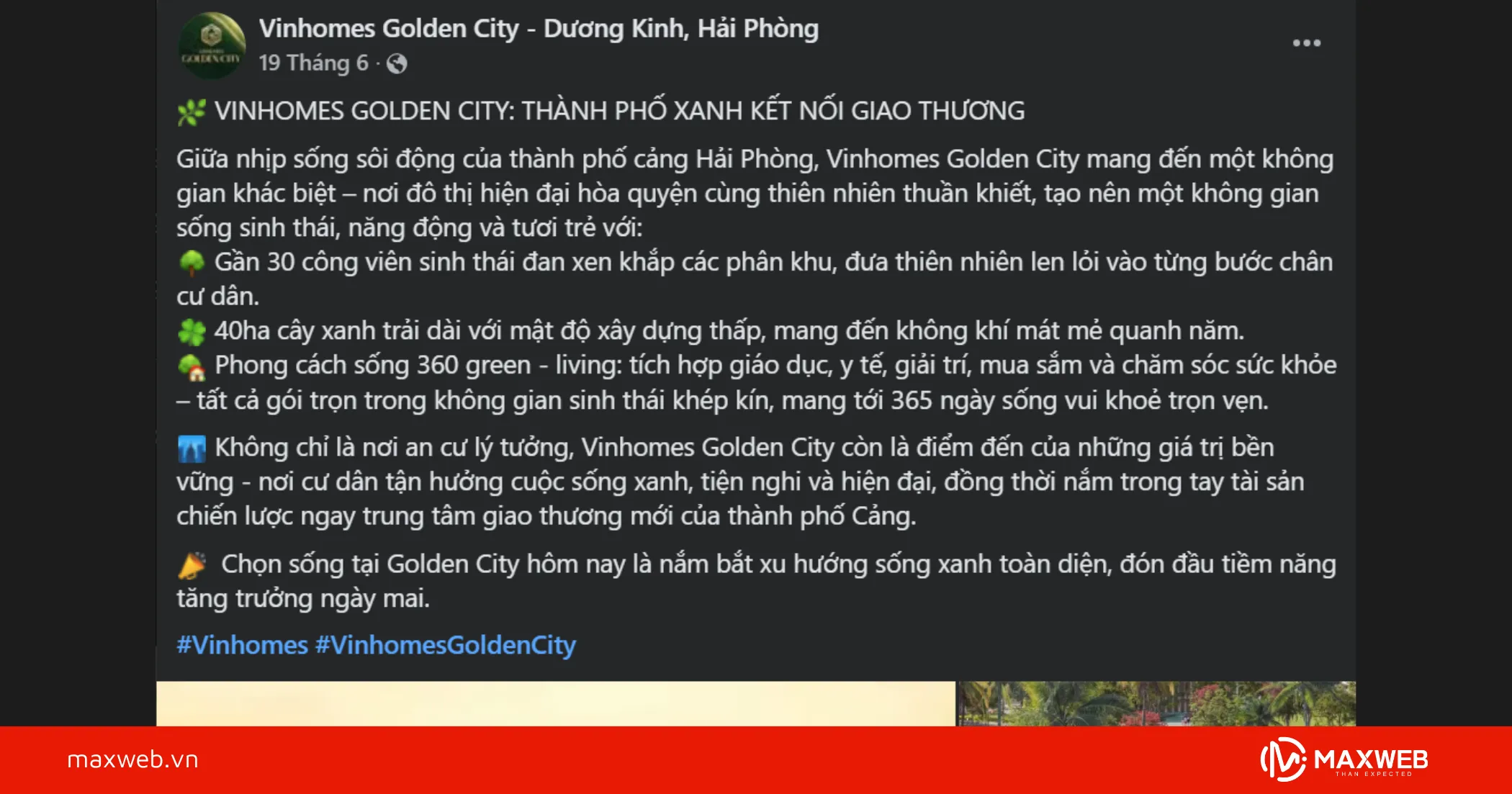 Content giới thiệu dự án mẫu 1