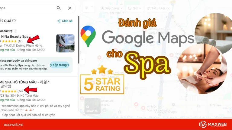 Tầm quan trọng của đánh giá Google map cho Spa