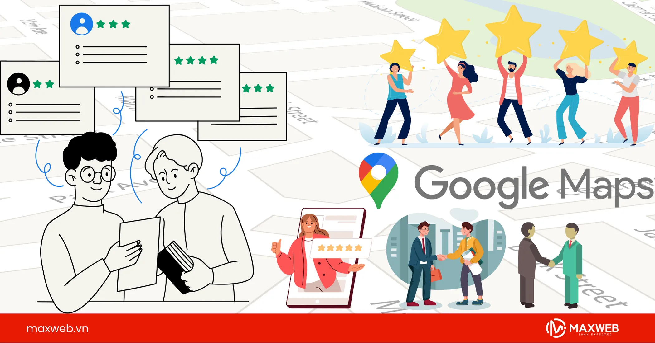 Đánh giá Google Map trở thành câu nói thu hút khách hàng