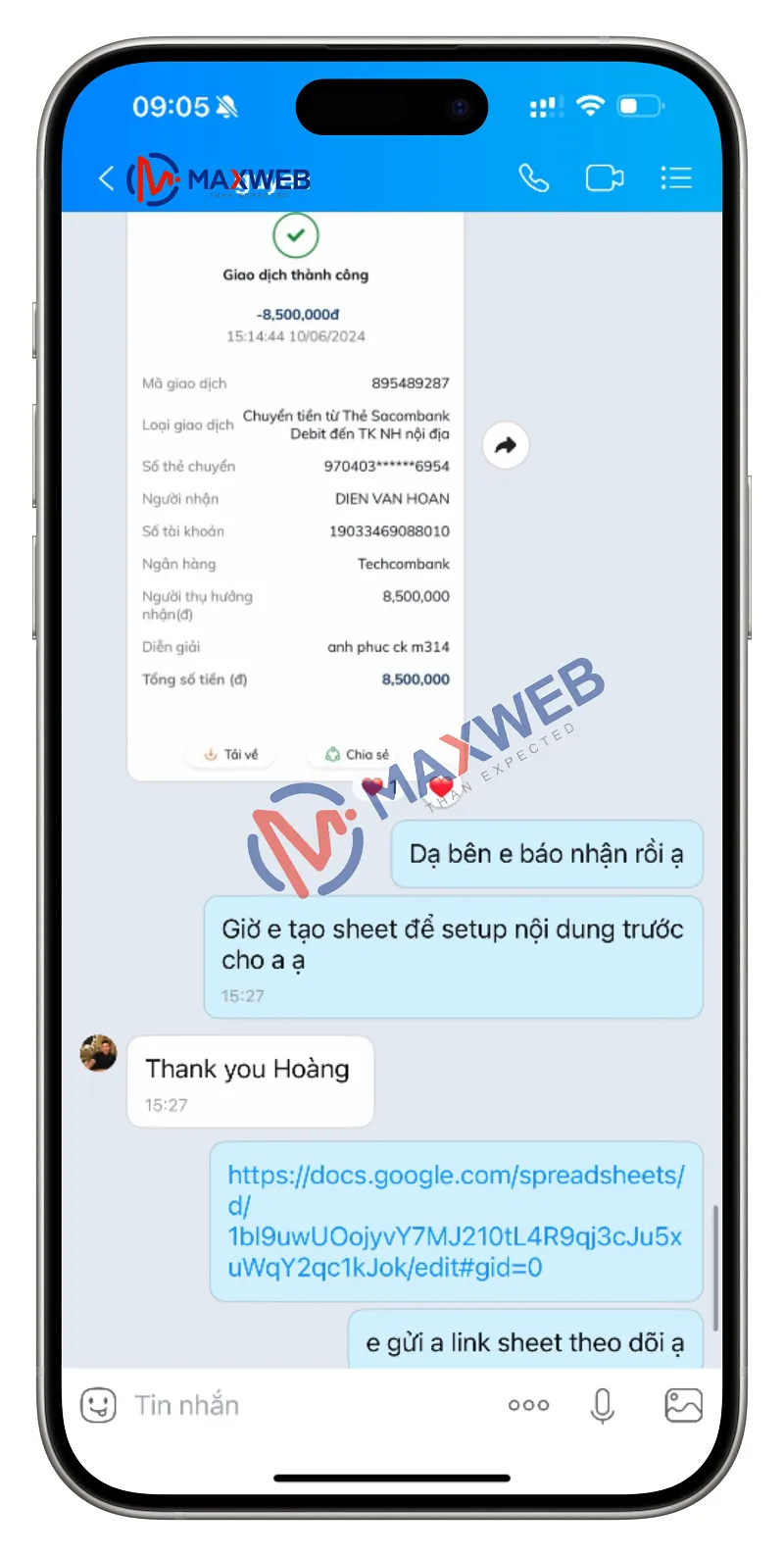 Feedback của khách hàng về dịch vụ đánh giá review Google Maps 4