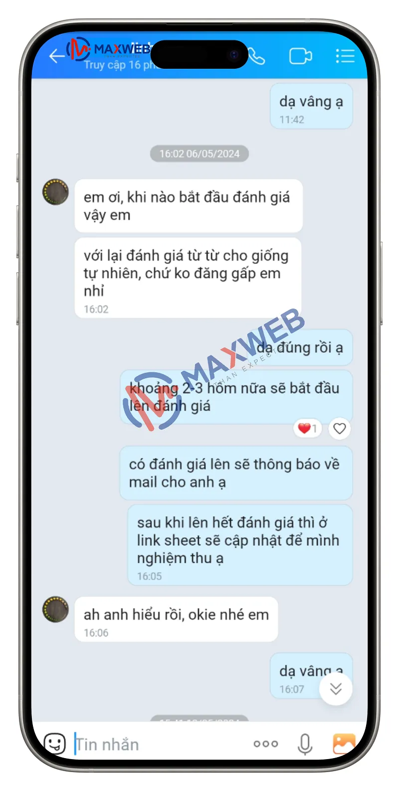 Feedback của khách hàng về dịch vụ đánh giá review Google Maps 6