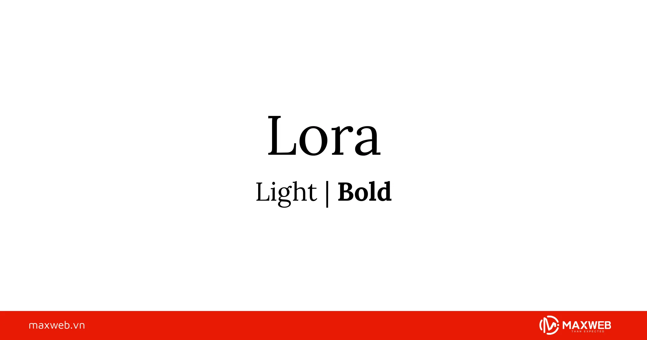 Font chữ Lora