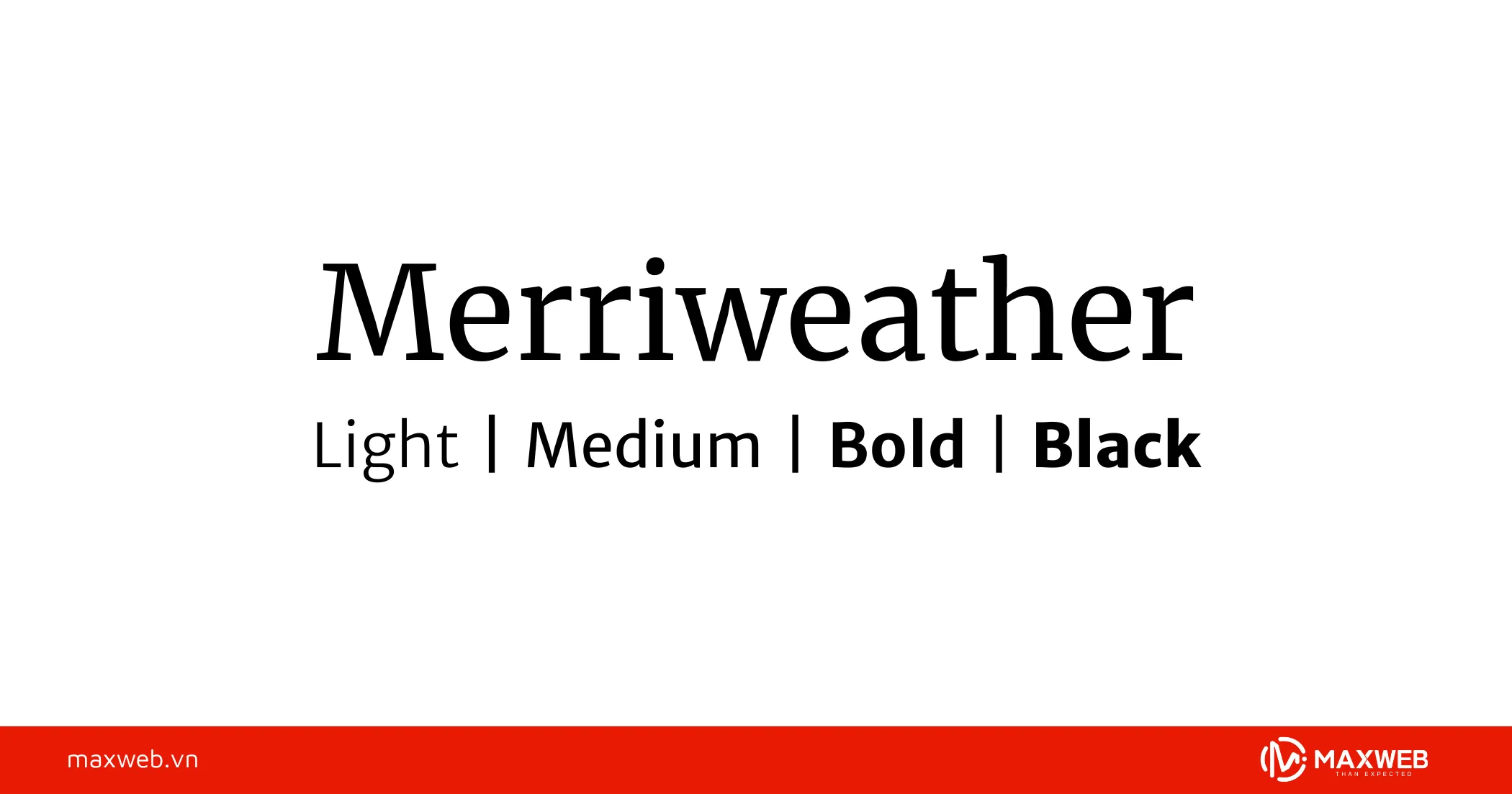 Font chữ Merriweather