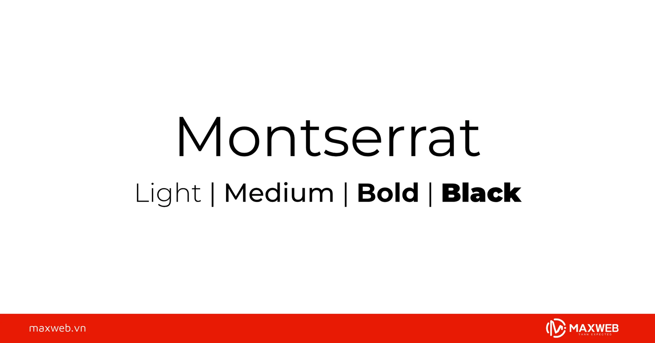 Font chữ Montserrat