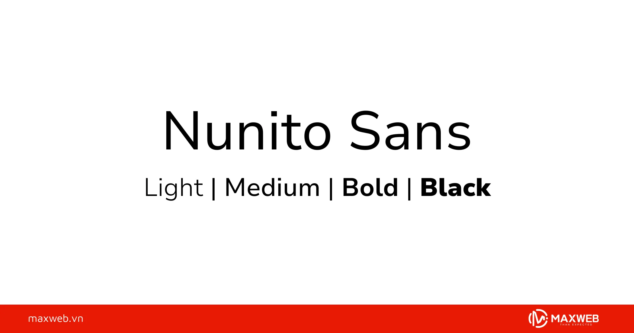 Font chữ Nunito Sans