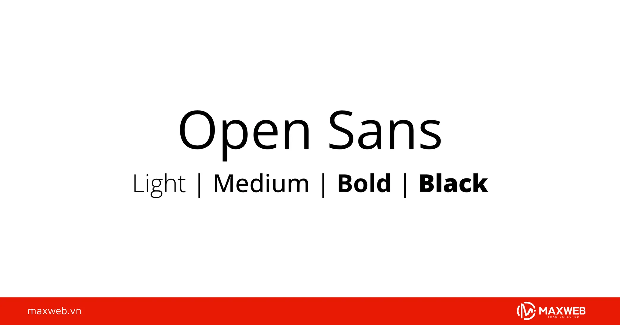 Font chữ Open Sans