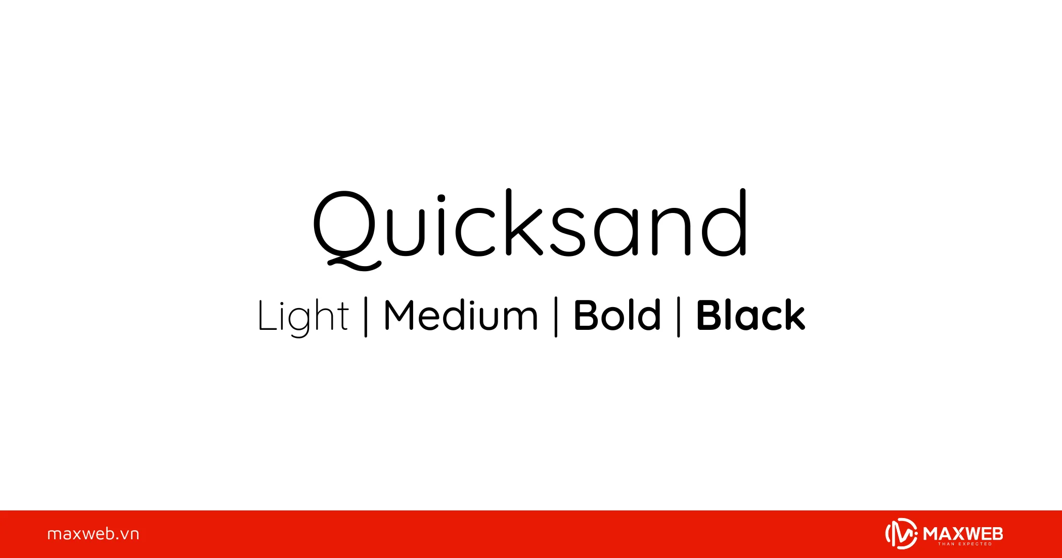 Font chữ Quicksand
