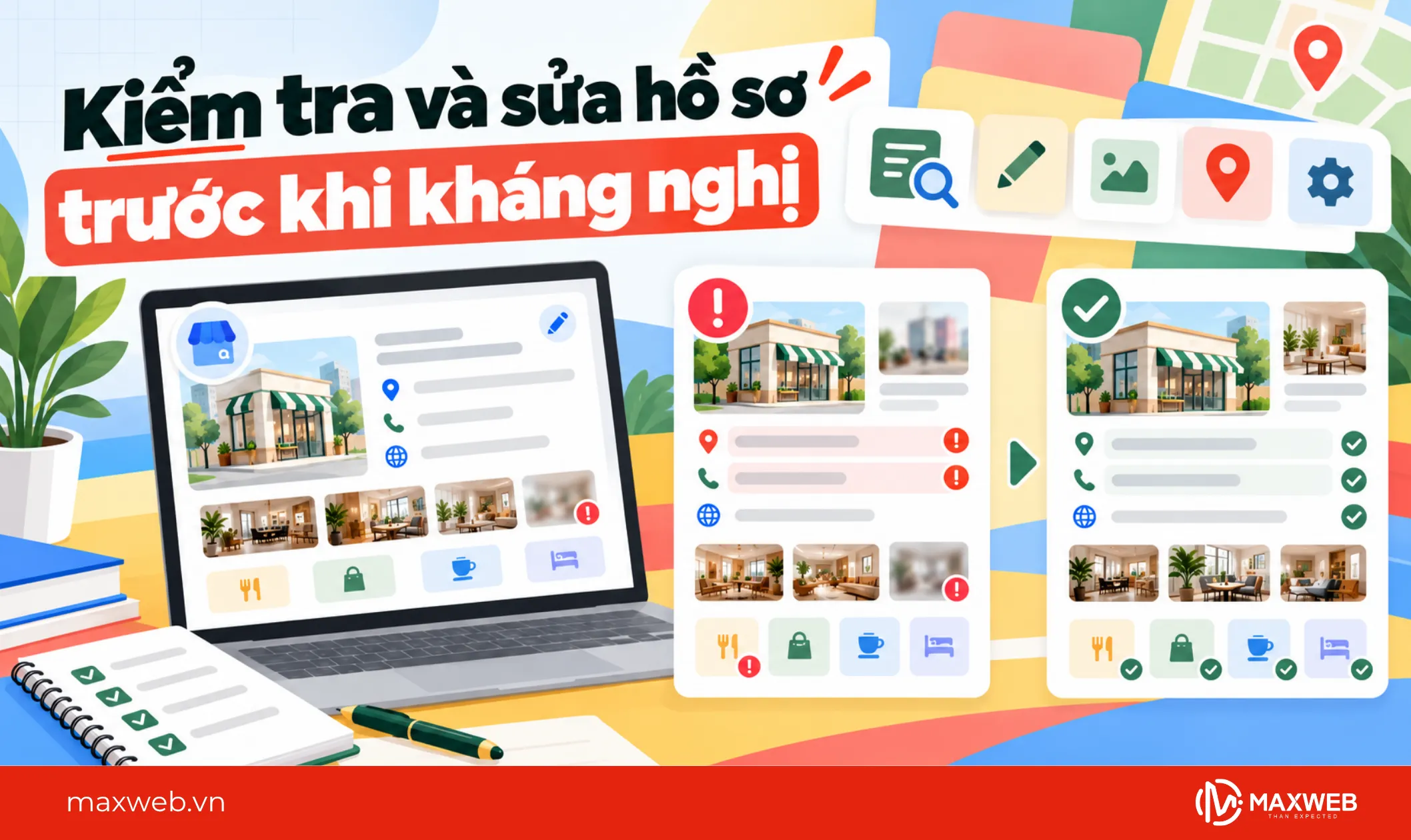 kiểm tra và sửa hồ sơ trước khi kháng nghị