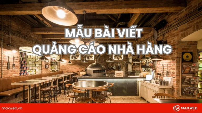 Mẫu bài viết quảng cáo nhà hàng đọc là mê
