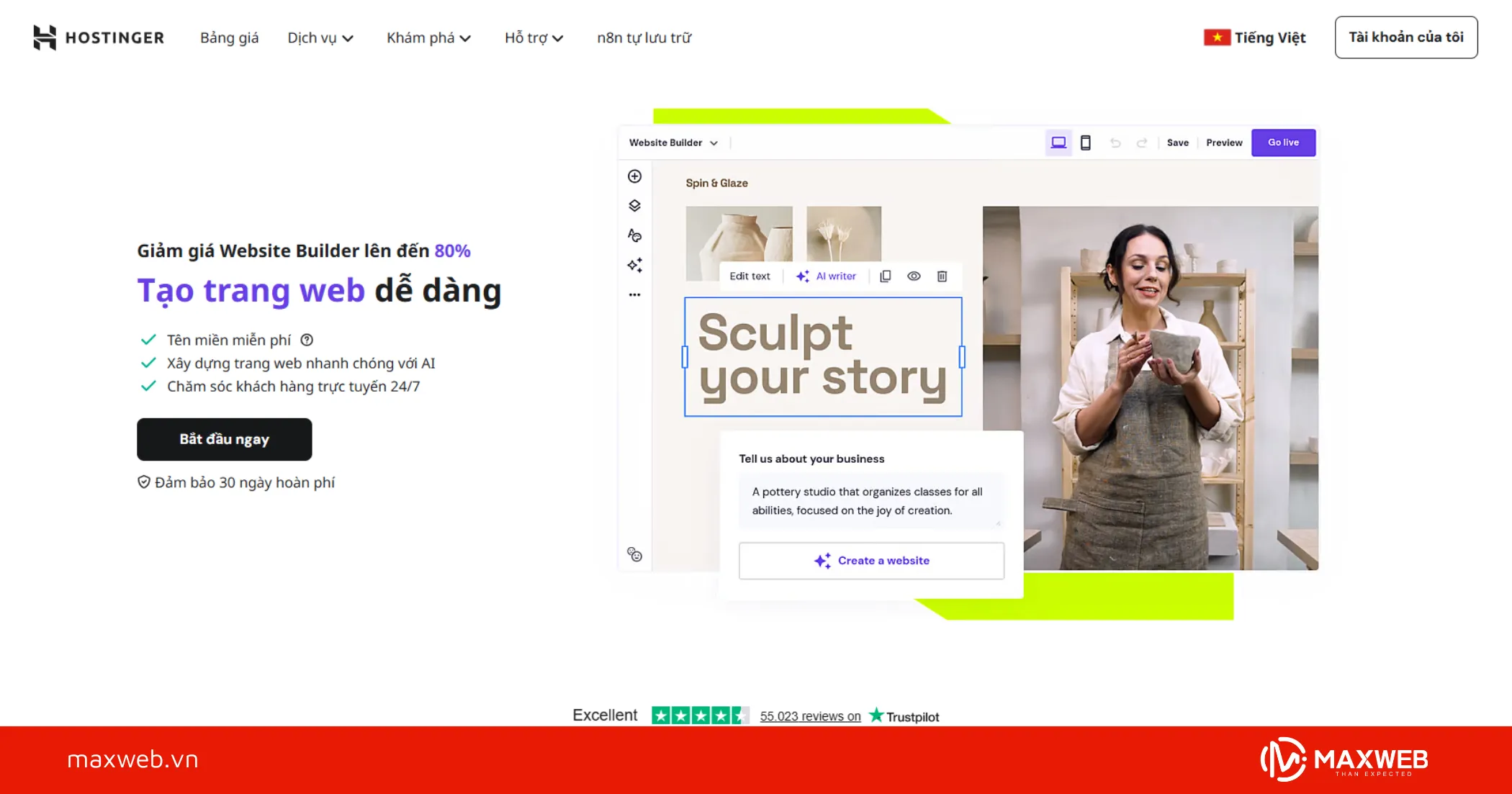 Zyro (Hostinger Builder) 