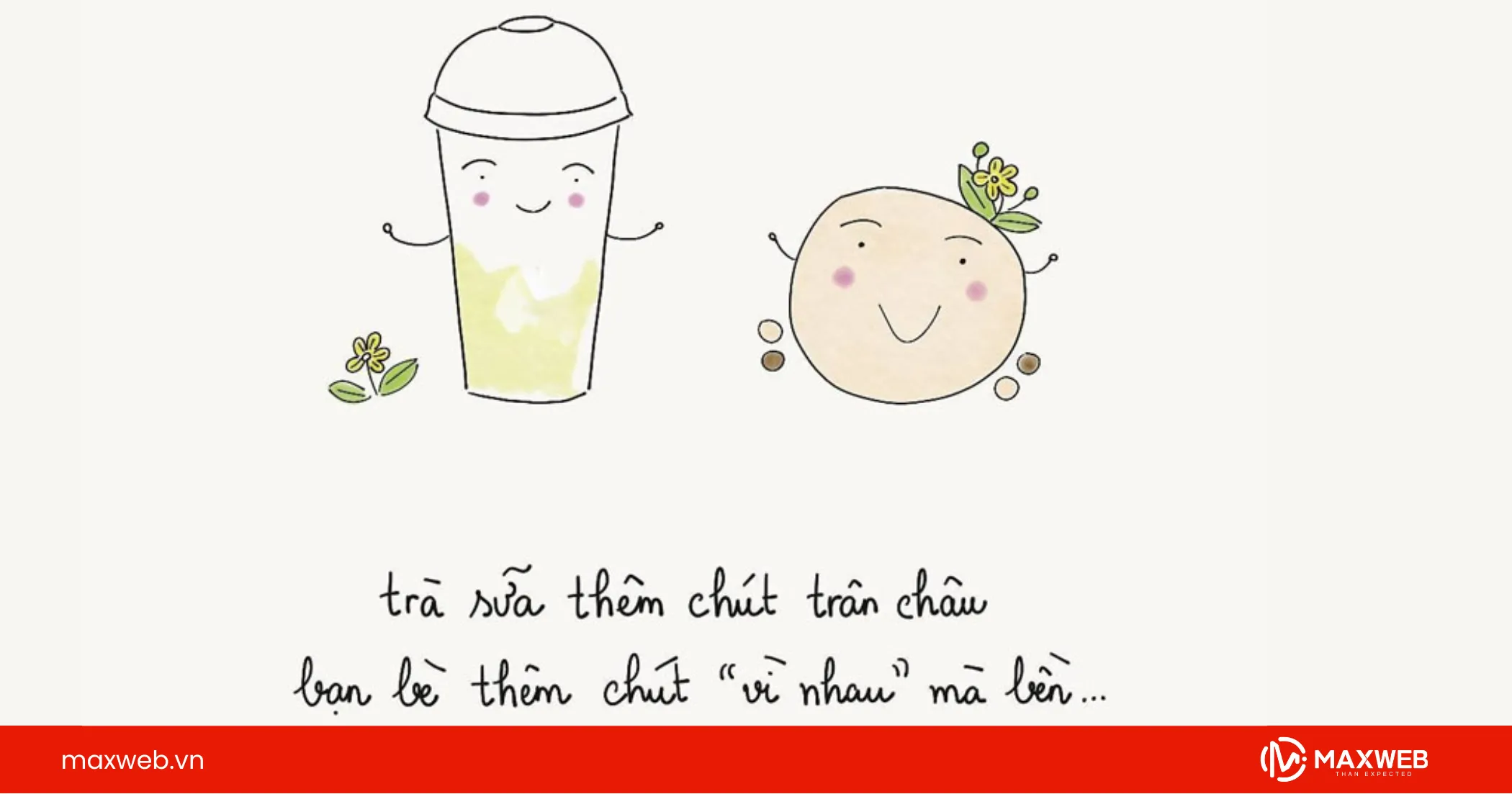 STT vui về trà sữa đọc là cười