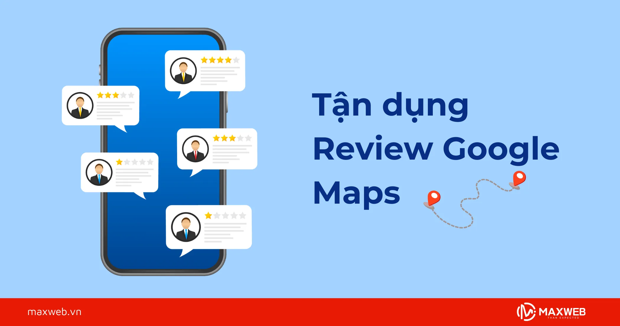 Tận dụng review Google Maps