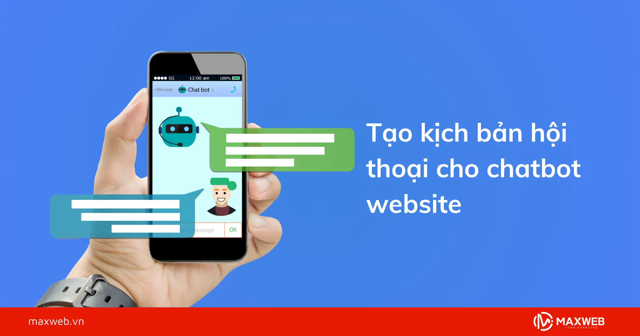 Tạo kịch bản hội thoại cho chatbot website