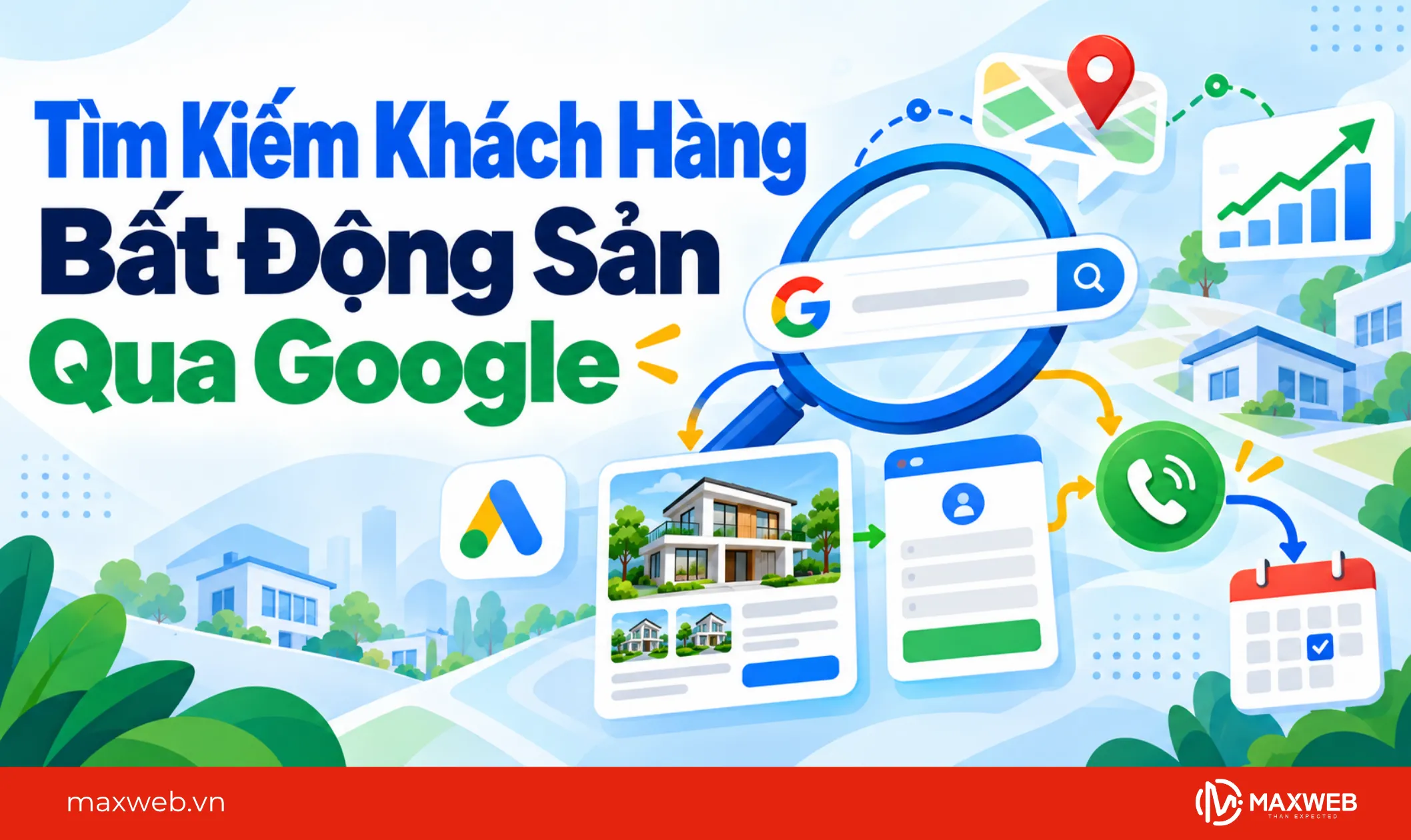 tìm kiếm khách hàng bất động sản qua google