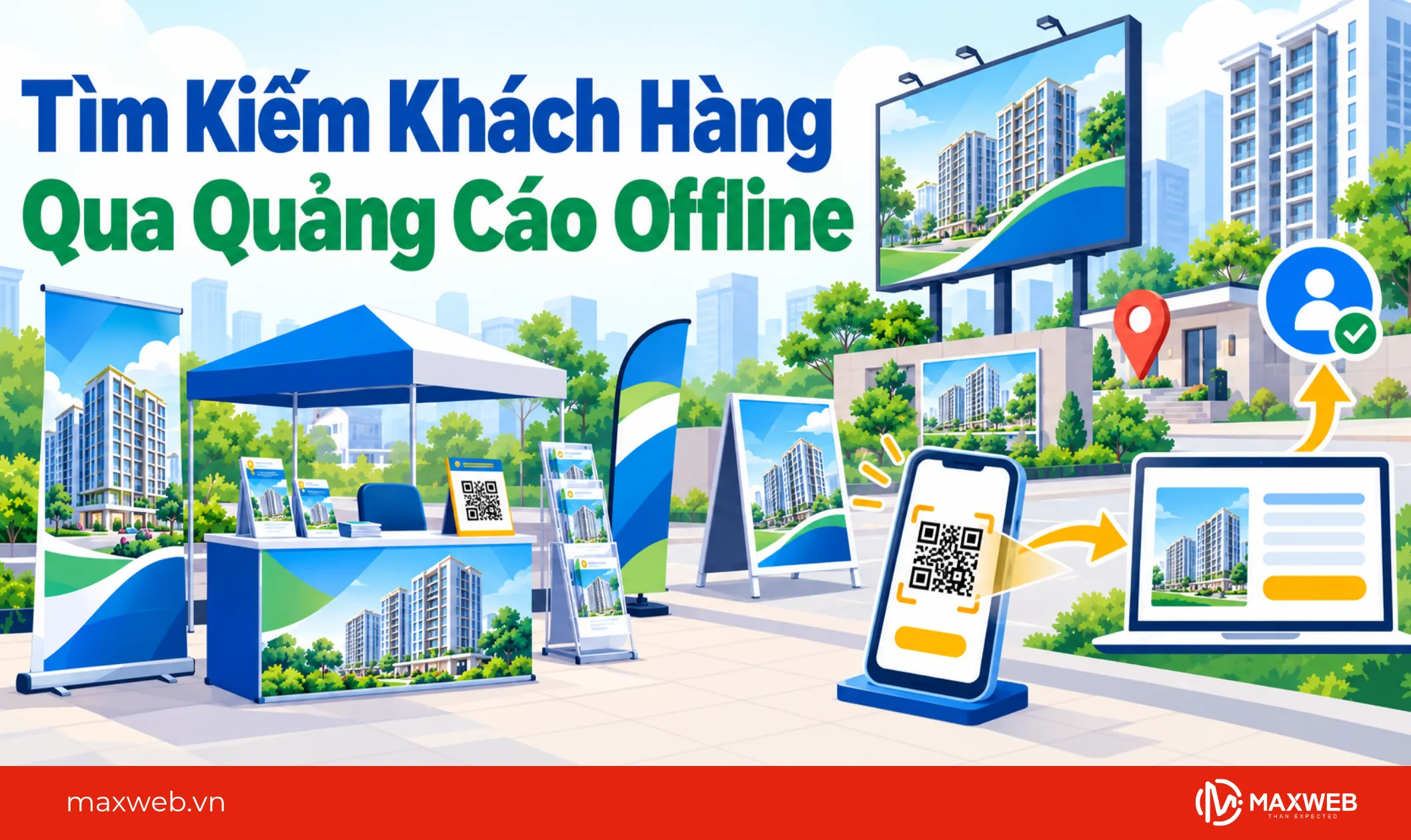 tìm kiếm khách hàng qua quảng cáo offlline