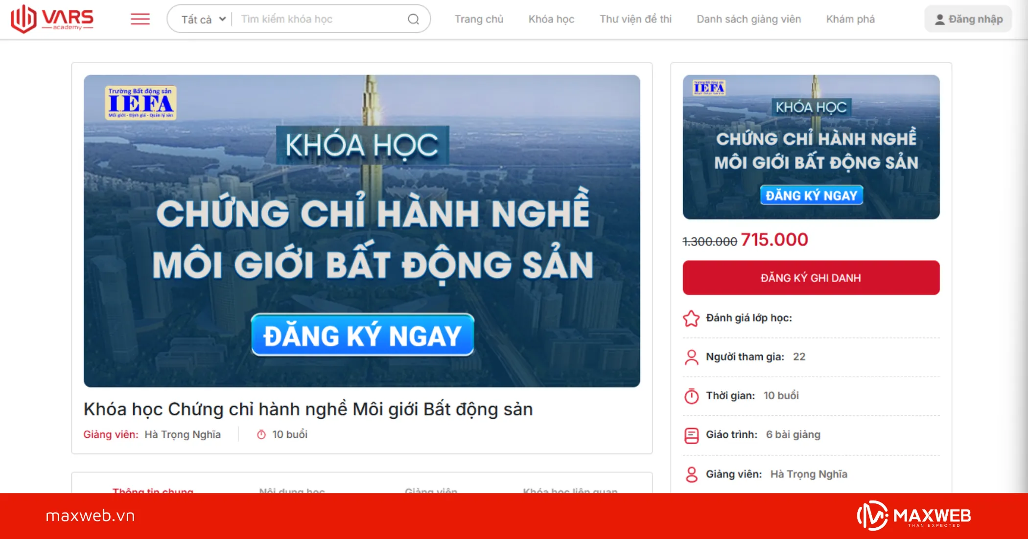 VARS Academy (Hội Môi Giới BĐS Việt Nam)