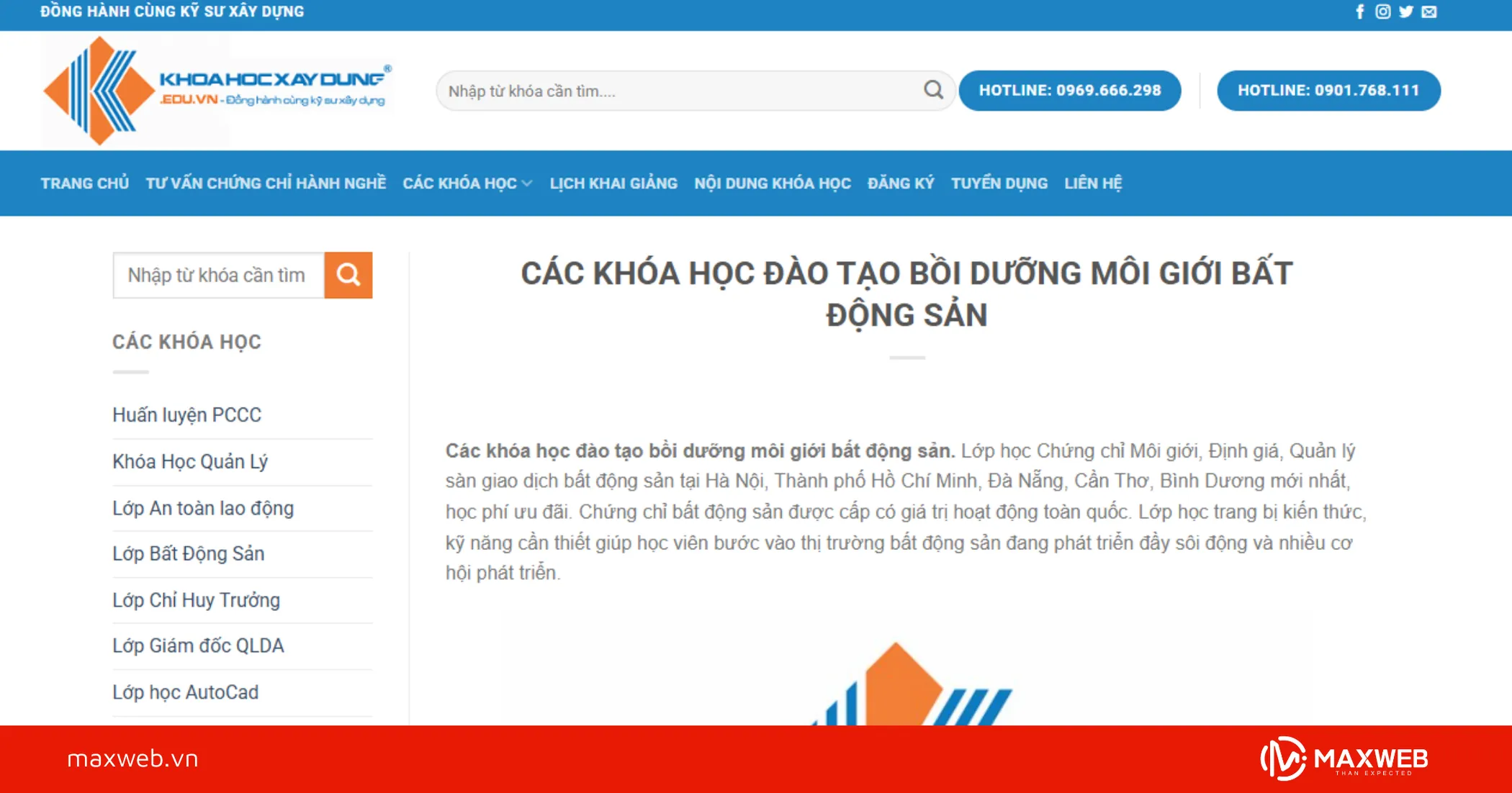 Viện Đào Tạo & Phát Triển Khoa Học Xây Dựng (khoahocxaydung.edu.vn)